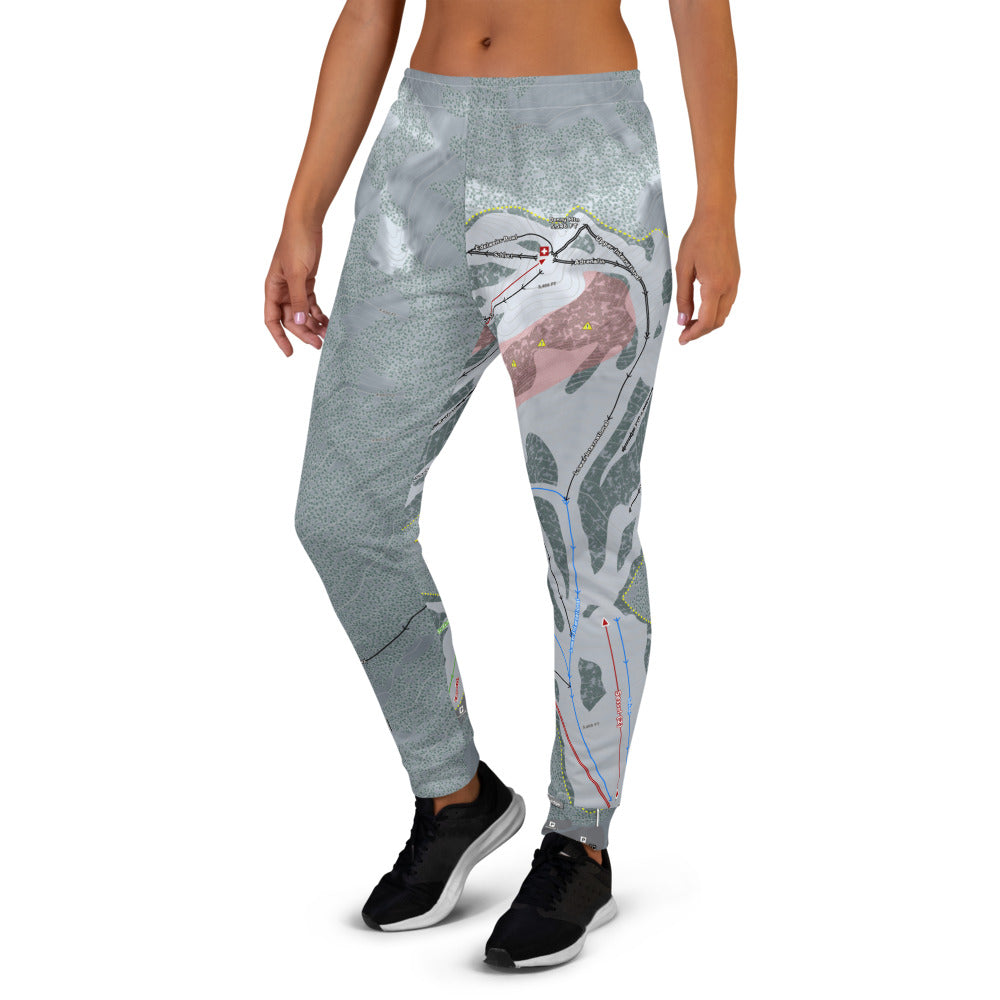 Summit At Snoqualmie Alpental, Washington Ski Trail Map Women's Mid-Layer - Powderaddicts