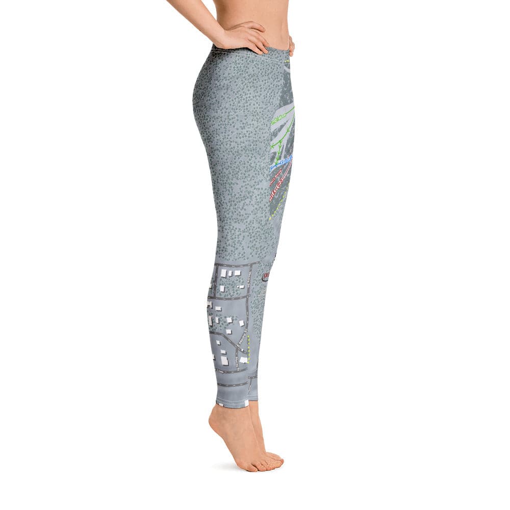 Summit, Oregon Ski Trail Map Women's Base Layer Bottom - Powderaddicts