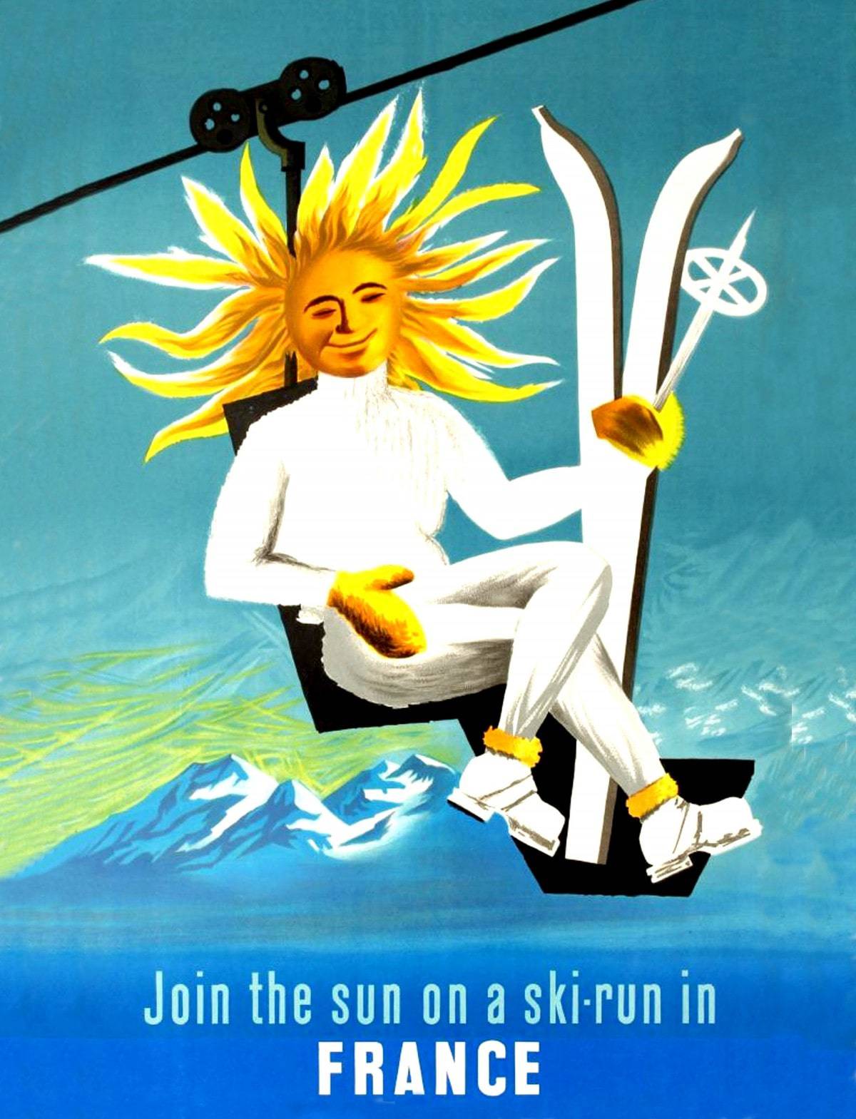 Sun on Ski Run - Powderaddicts