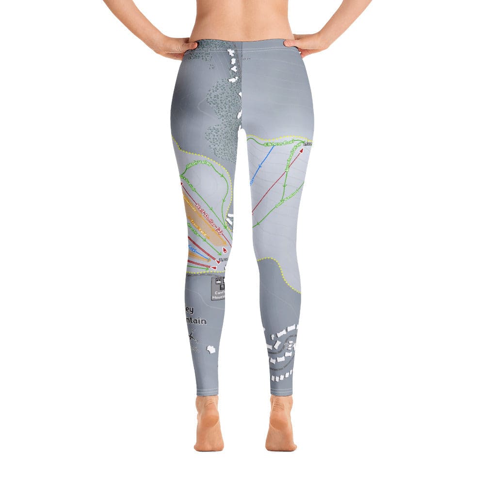 Sun Valley Dollar Mountain, Idaho Ski Trail Map Women's Base Layer Bottom