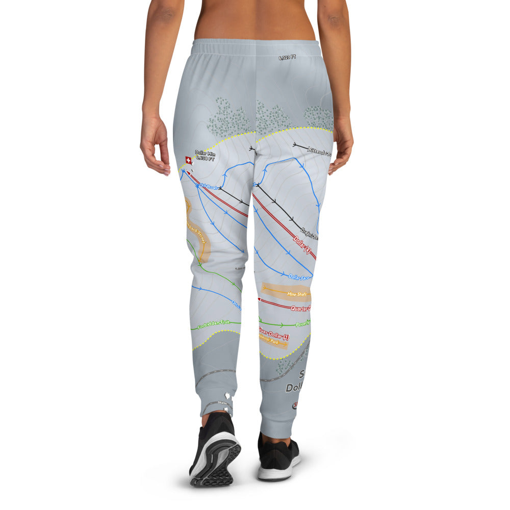 Sun Valley Dollar Mountain, Idaho Ski Trail Map Women's Mid-Layer - Powderaddicts