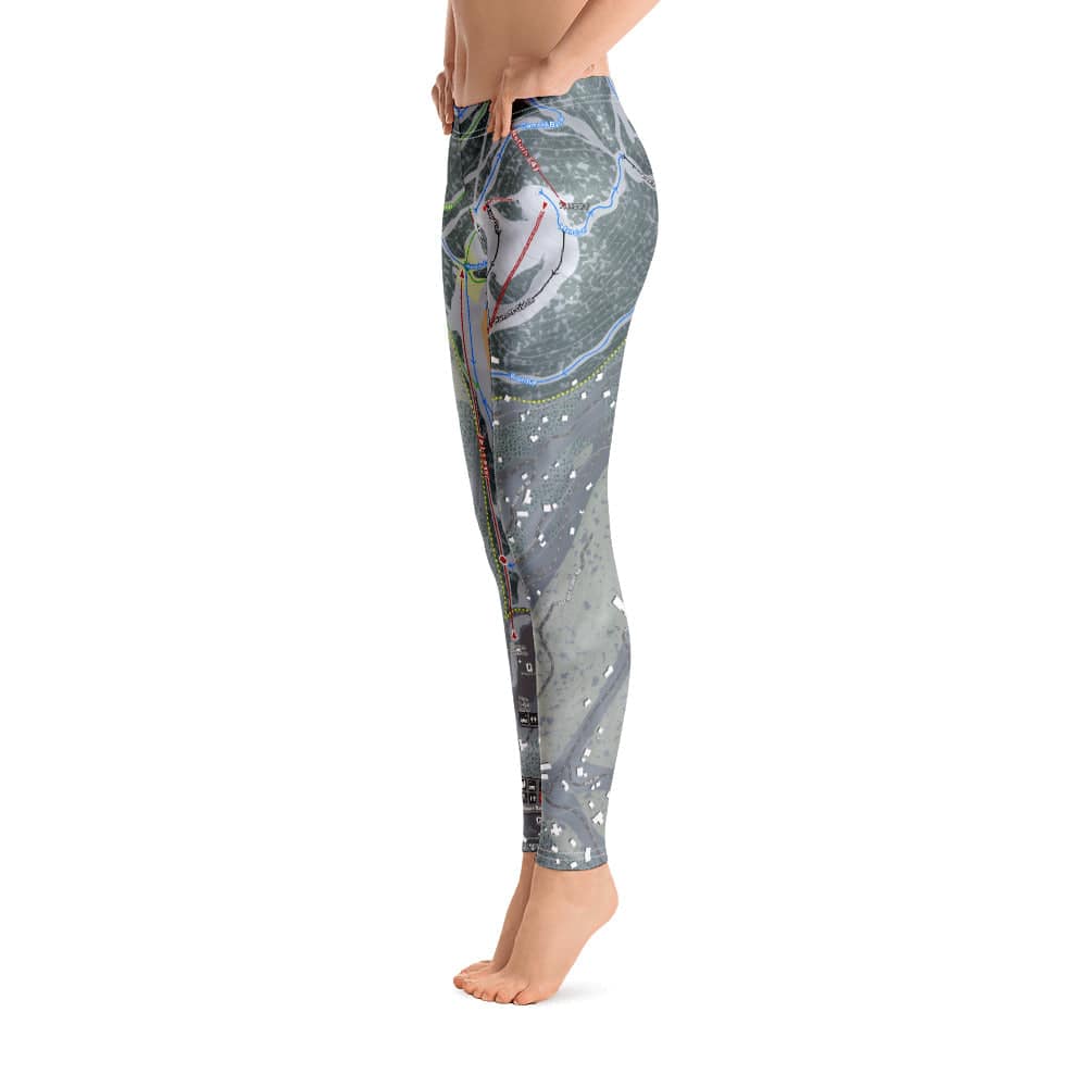 Sundance, Utah Ski Trail Map Women's Base Layer Bottom - Powderaddicts