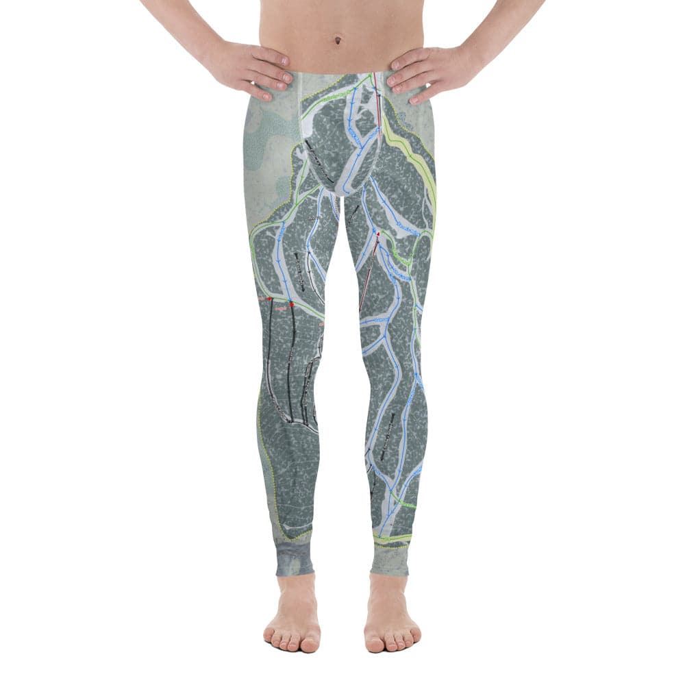Sunlight, Colorado Ski Trail Map Men's Base Layer Bottom - Powderaddicts
