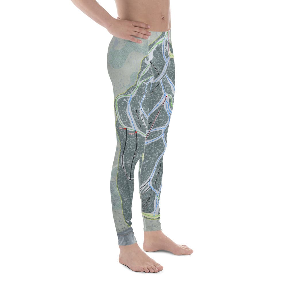 Sunlight, Colorado Ski Trail Map Men's Base Layer Bottom - Powderaddicts