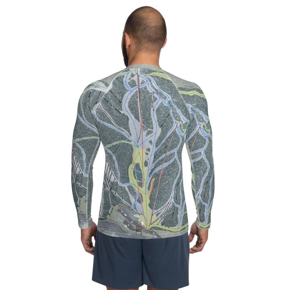 Sunlight, Colorado Ski Trail Map Men's Base Layer Top - Powderaddicts