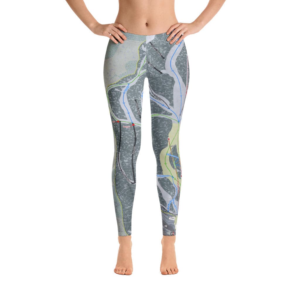 Sunlight, Colorado Ski Trail Map Women's Base Layer Bottom - Powderaddicts