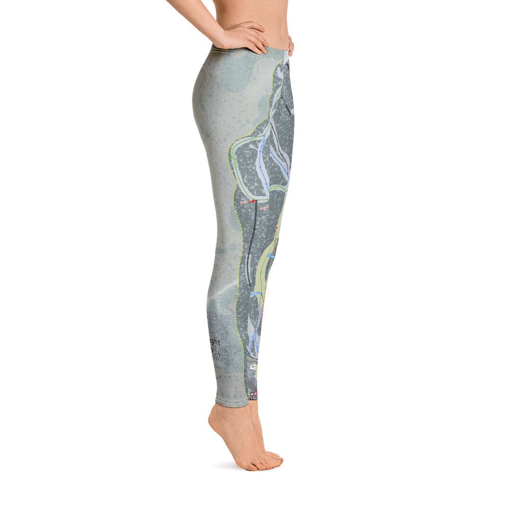 Sunlight, Colorado Ski Trail Map Women's Base Layer Bottom - Powderaddicts
