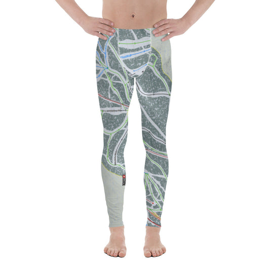 Sunrise Park, Arizona Ski Trail Map Men's Base Layer Bottom - Powderaddicts