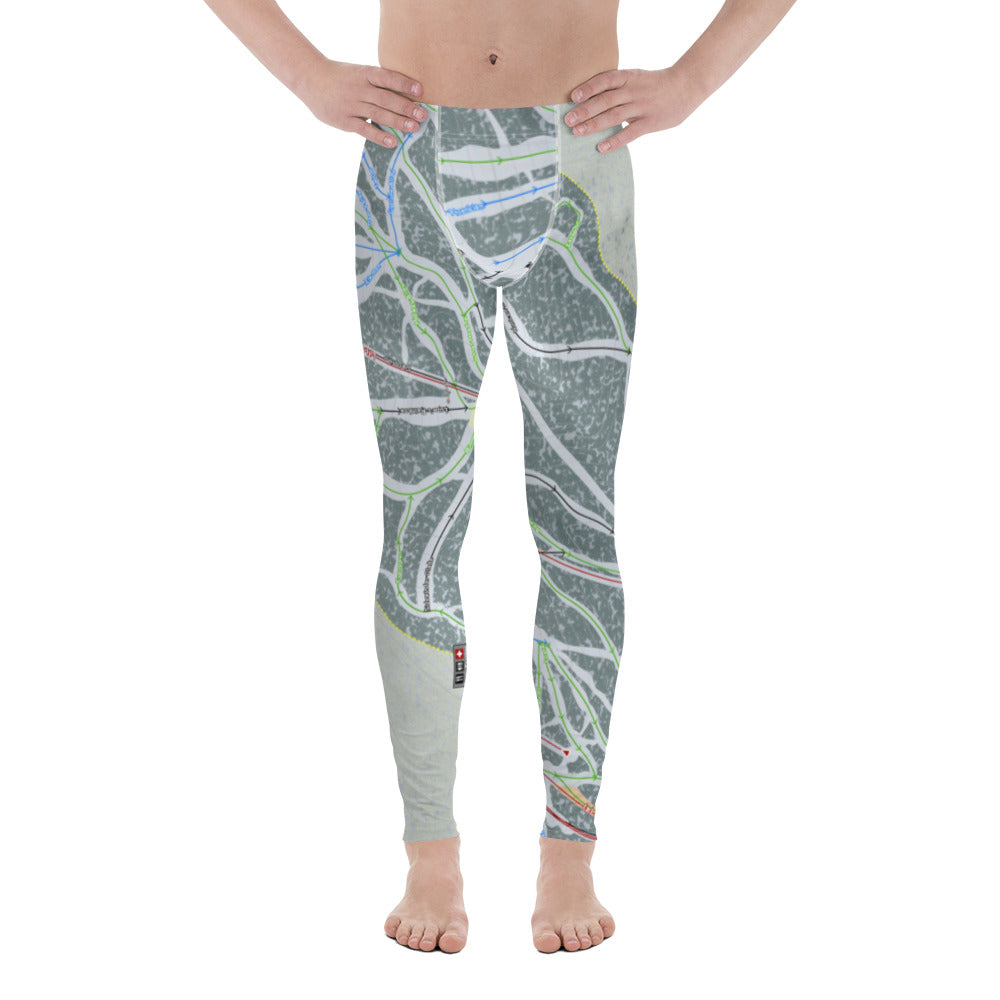 Sunrise Park, Arizona Ski Trail Map Men's Base Layer Bottom - Powderaddicts