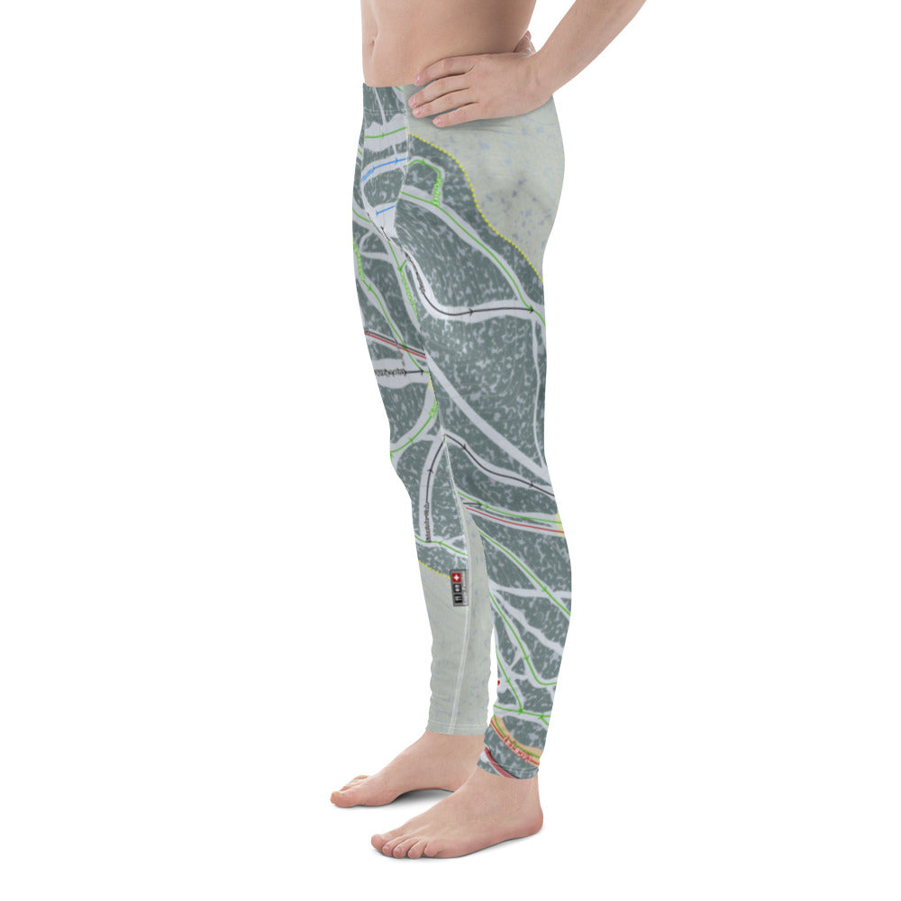 Sunrise Park, Arizona Ski Trail Map Men's Base Layer Bottom - Powderaddicts