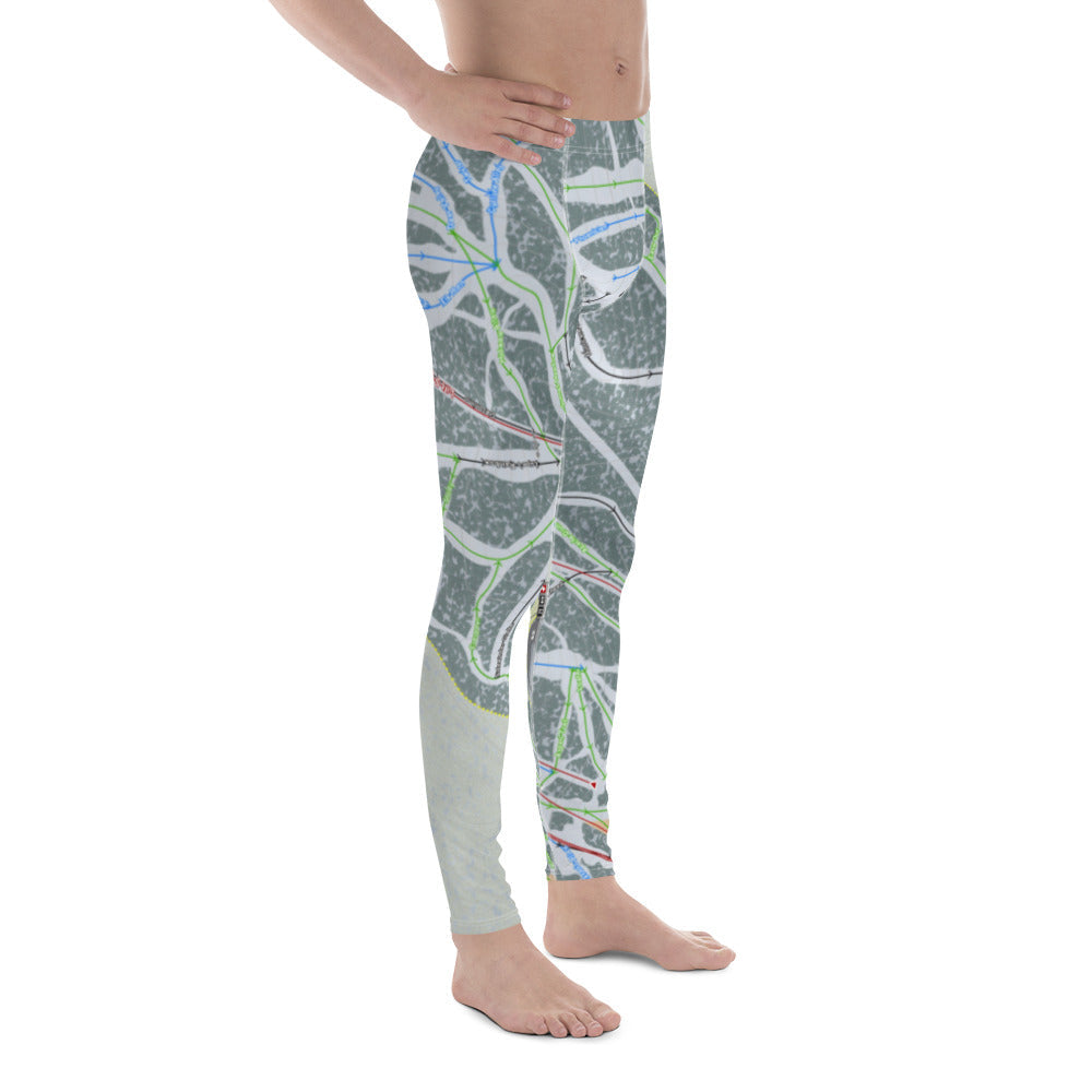 Sunrise Park, Arizona Ski Trail Map Men's Base Layer Bottom - Powderaddicts