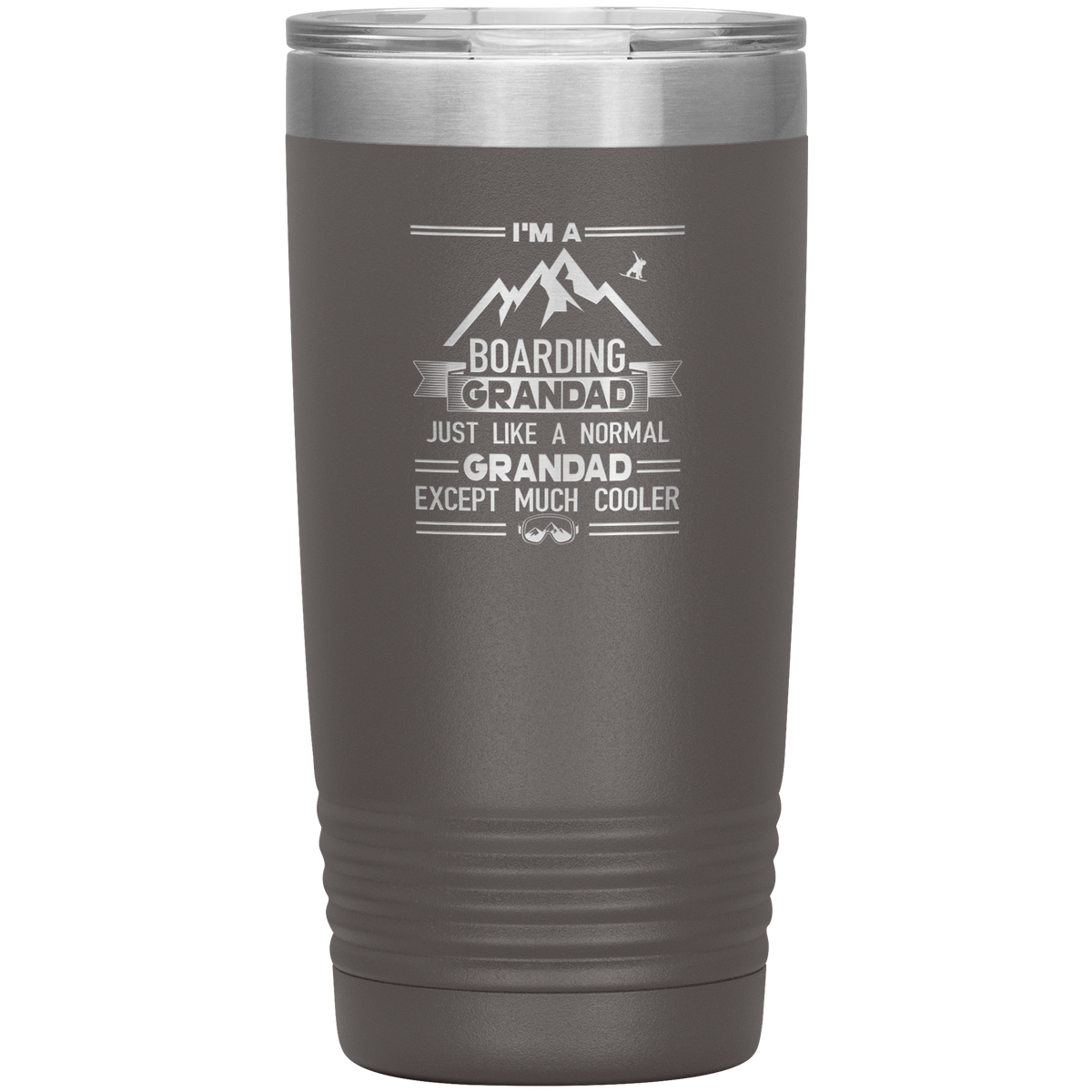 I'm A Boarding Grandad 20oz Tumbler - Powderaddicts