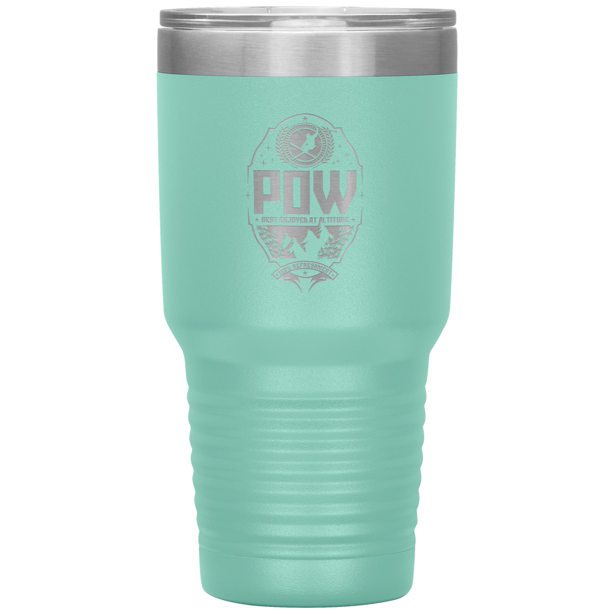 Pow Best Enjoyed At Altitude 30oz Tumbler - Powderaddicts