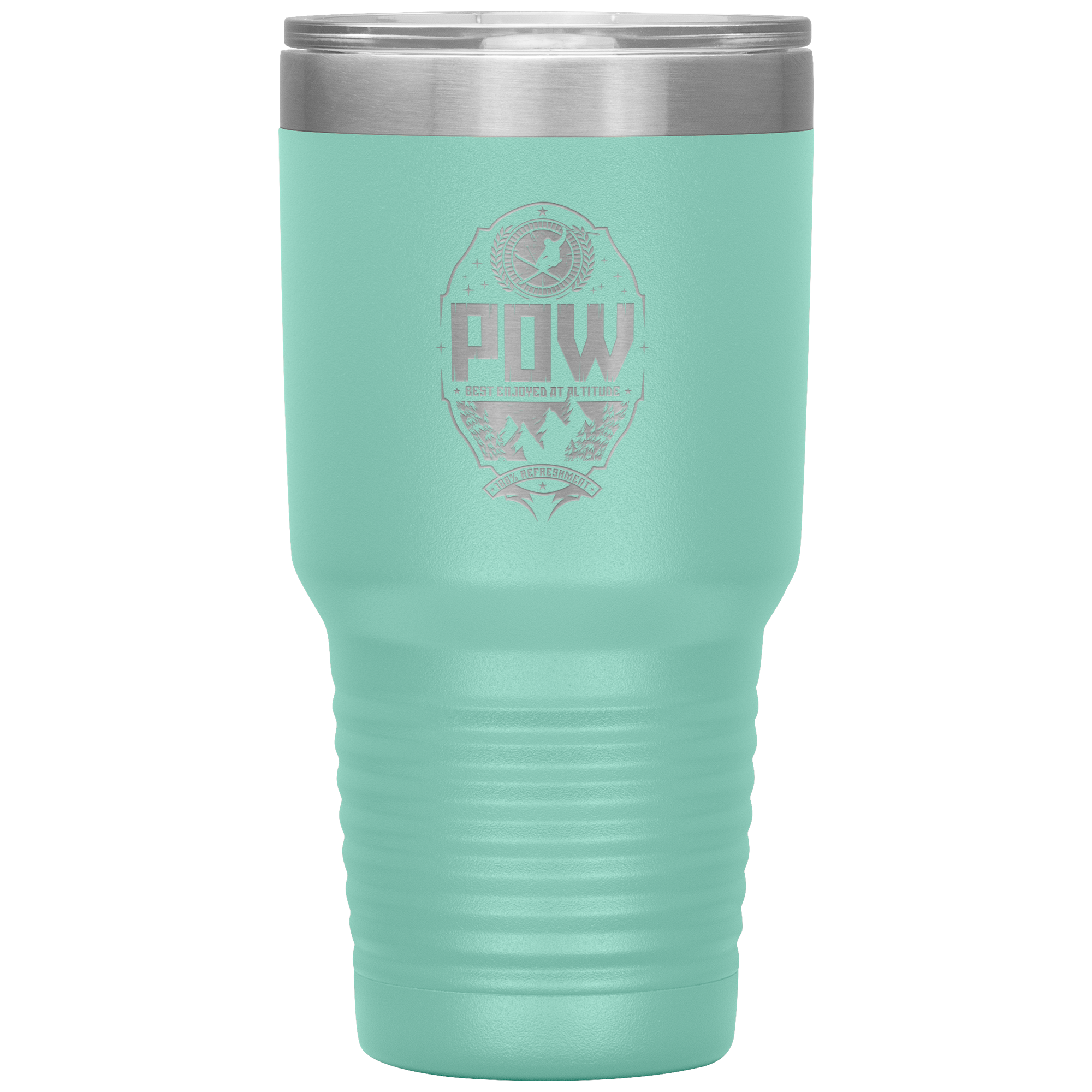 Pow Best Enjoyed At Altitude 30oz Tumbler - Powderaddicts