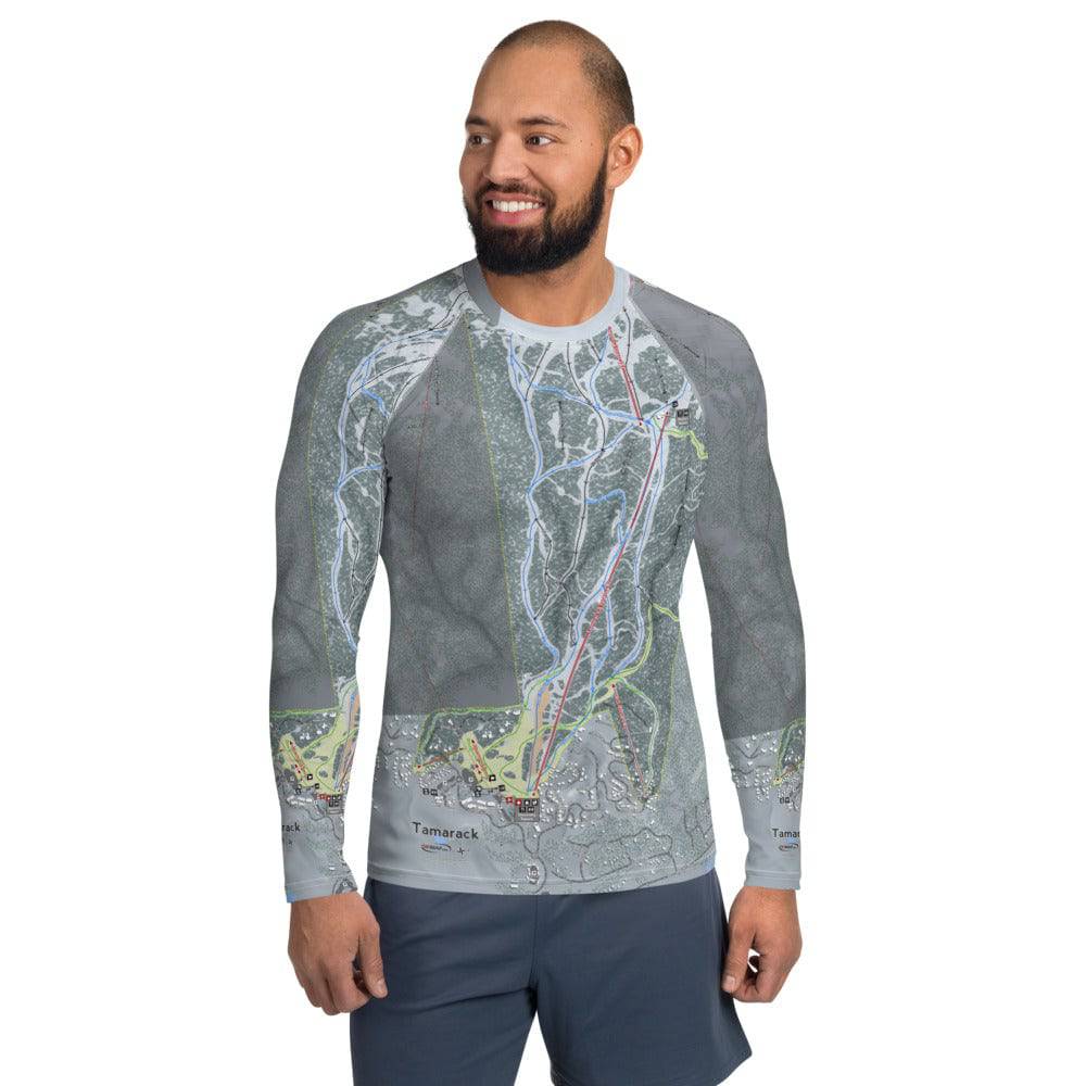 Tamarack, Idaho Ski Trail Map Men's Base Layers
