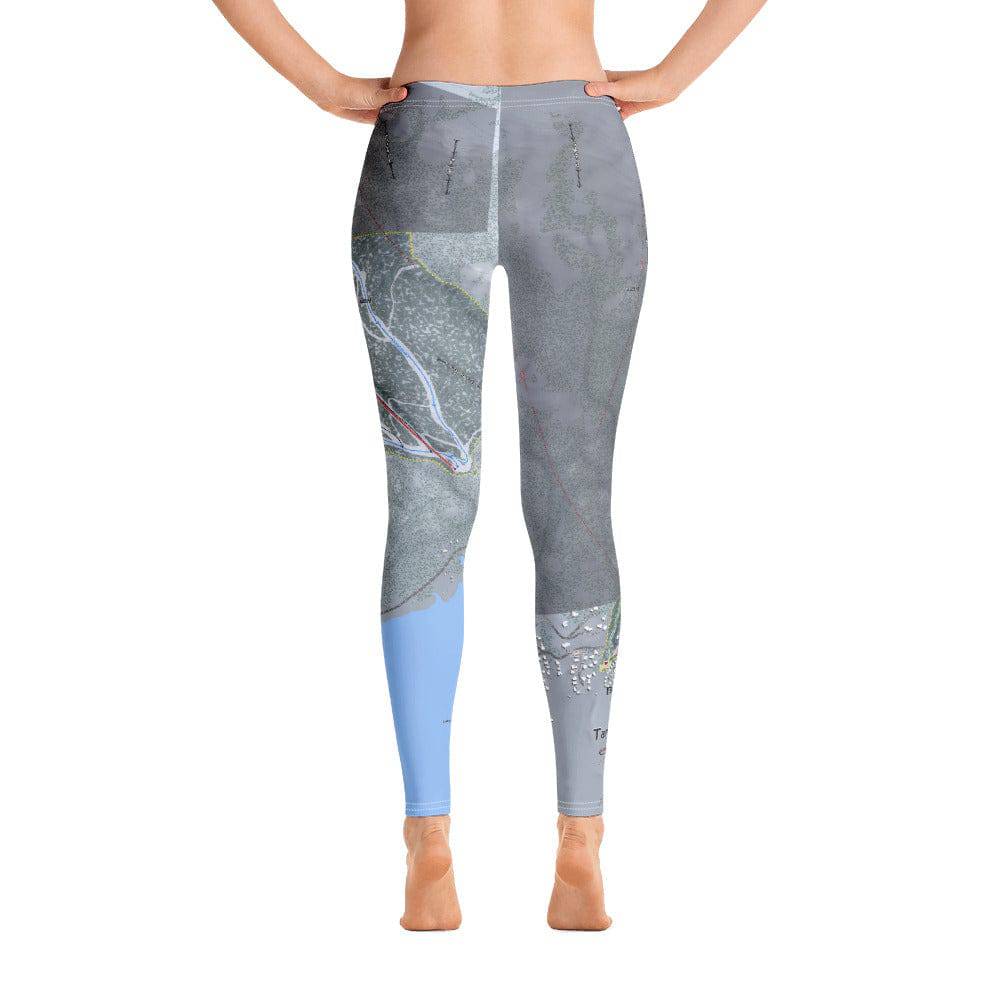 Tamarack, Idaho Ski Trail Map Women's Base Layer Bottom - Powderaddicts
