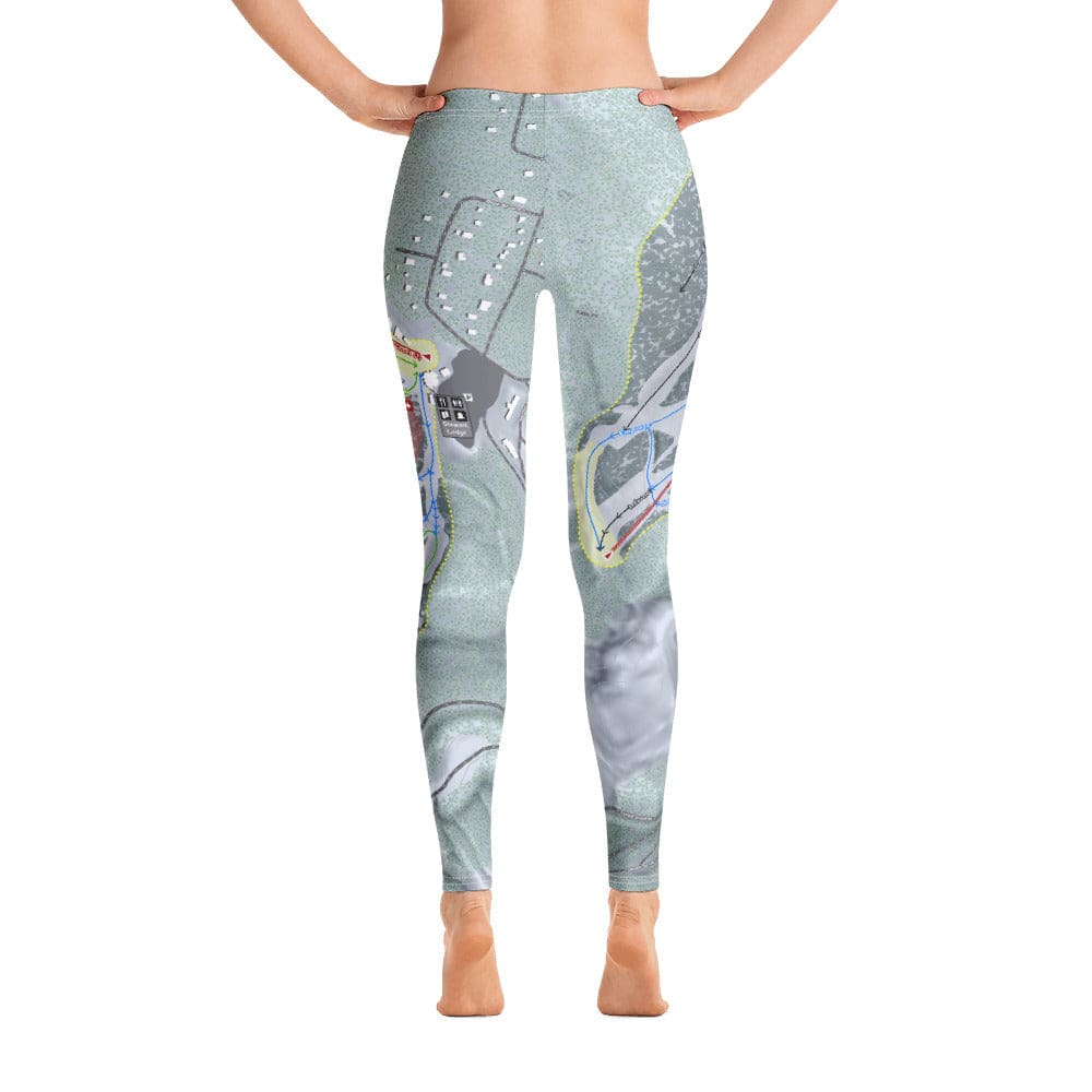 Terry Peak, South Dakota Ski Trail Map Women's Base Layer Bottom