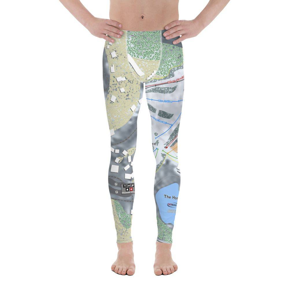 The Homestead, Michigan Ski Trail Map Men's Base Layer Bottom