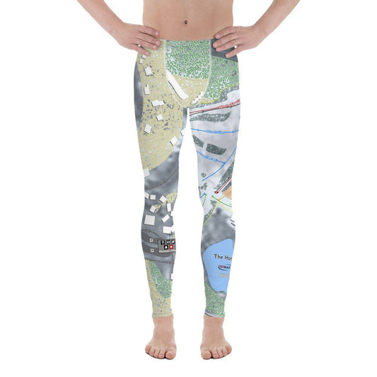 The Homestead, Michigan Ski Trail Map Men's Base Layer Bottom - Powderaddicts