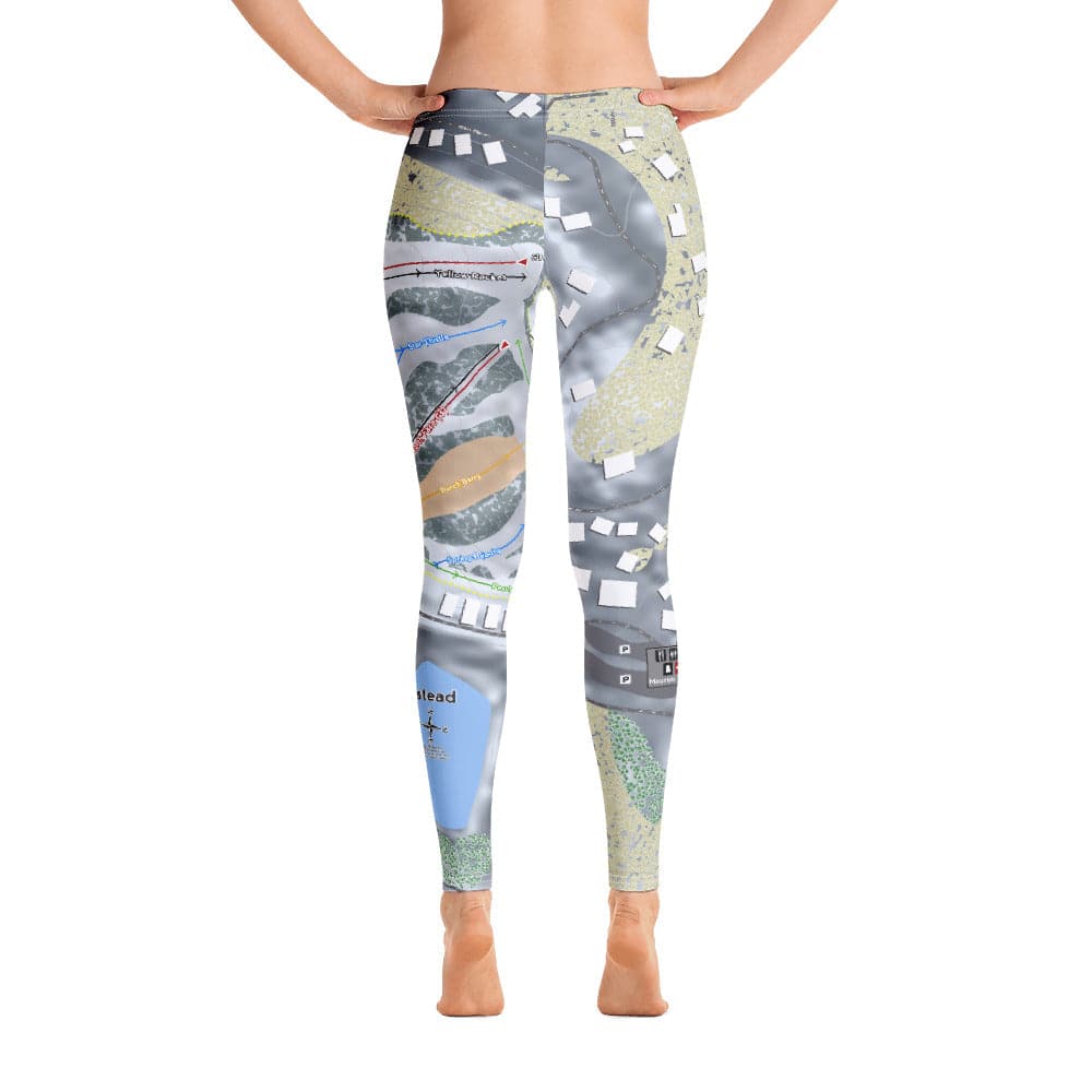 The Homestead, Michigan Ski Trail Map Women's Base Layer Bottom