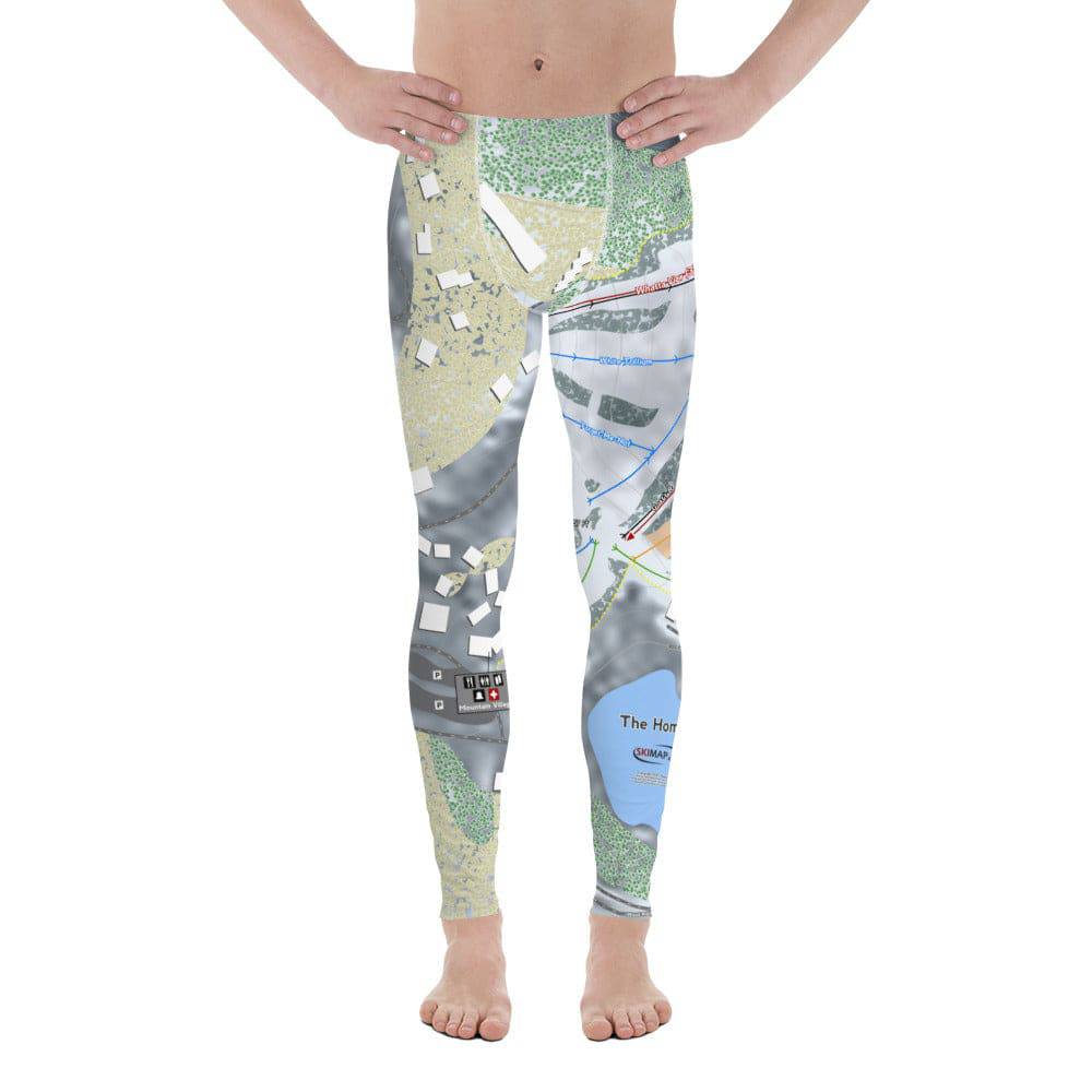The Homestead, Virginia Ski Trail Map Men's Base Layer Bottom