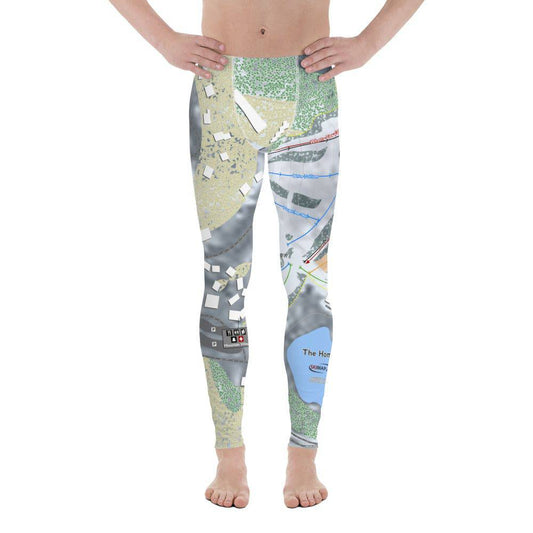 The Homestead, Virginia Ski Trail Map Men's Base Layer Bottom - Powderaddicts