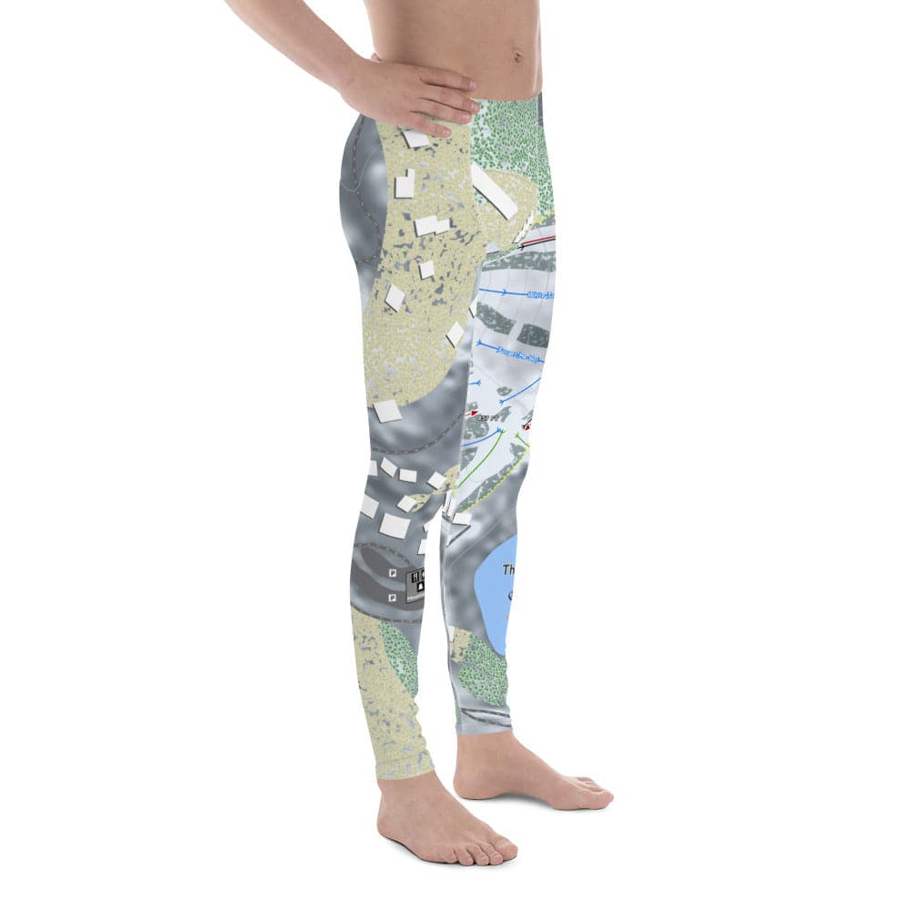 The Homestead, Virginia Ski Trail Map Men's Base Layer Bottom - Powderaddicts
