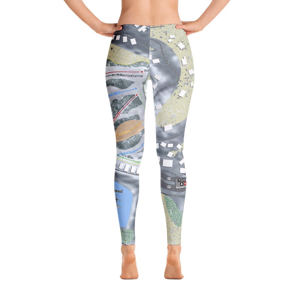 The Homestead, Virginia Ski Trail Map Women's Base Layer Bottom