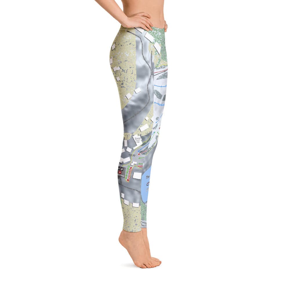 The Homestead, Virginia Ski Trail Map Women's Base Layer Bottom - Powderaddicts