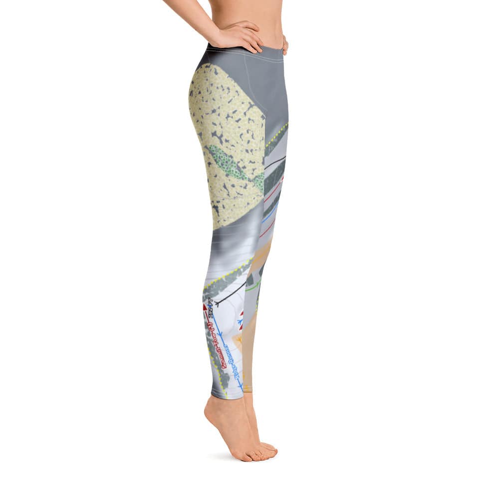 The Rock Snowpark, Wisconsin Ski Trail Map Women's Base Layer Bottom - Powderaddicts
