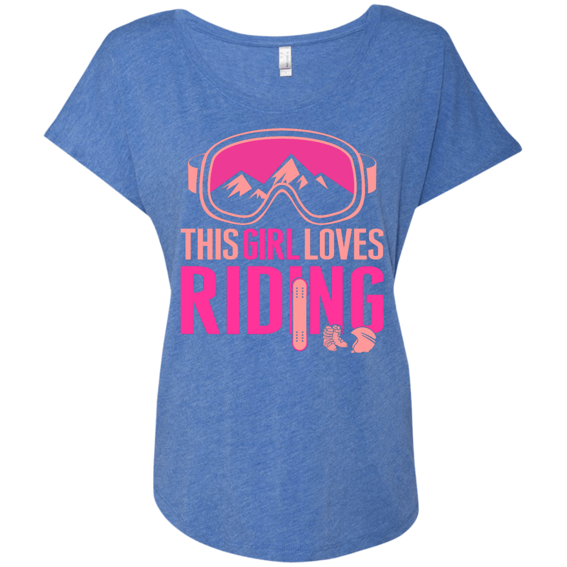 This Girl Loves Riding Ladies Tees - Powderaddicts