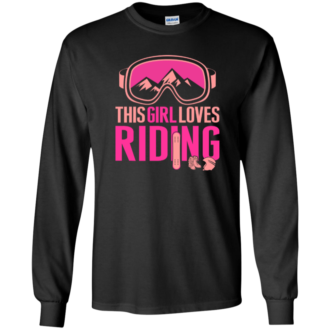 This Girl Loves Riding Youth Long Sleeves - Powderaddicts
