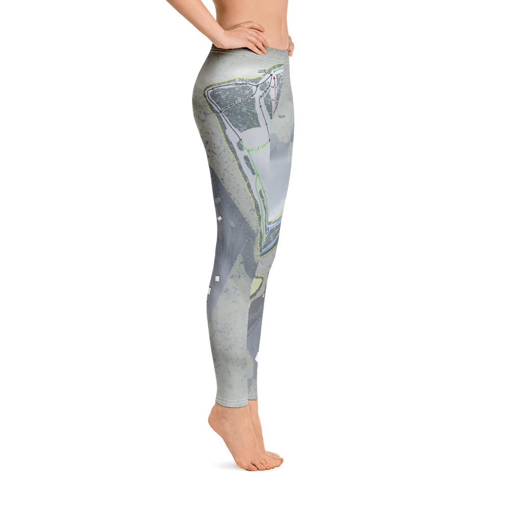 Thunder Ridge, New York Ski Trail Map Women's Base Layer Bottom - Powderaddicts