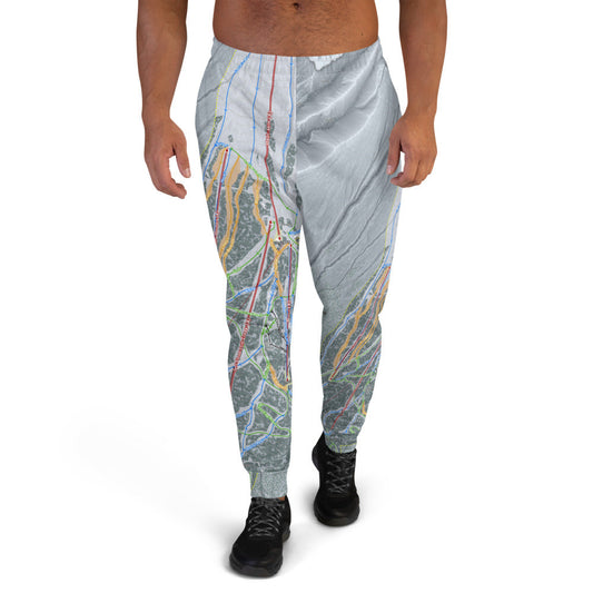 Timber line, Oregon Ski Trail Map Men's Mid-Layer - Powderaddicts