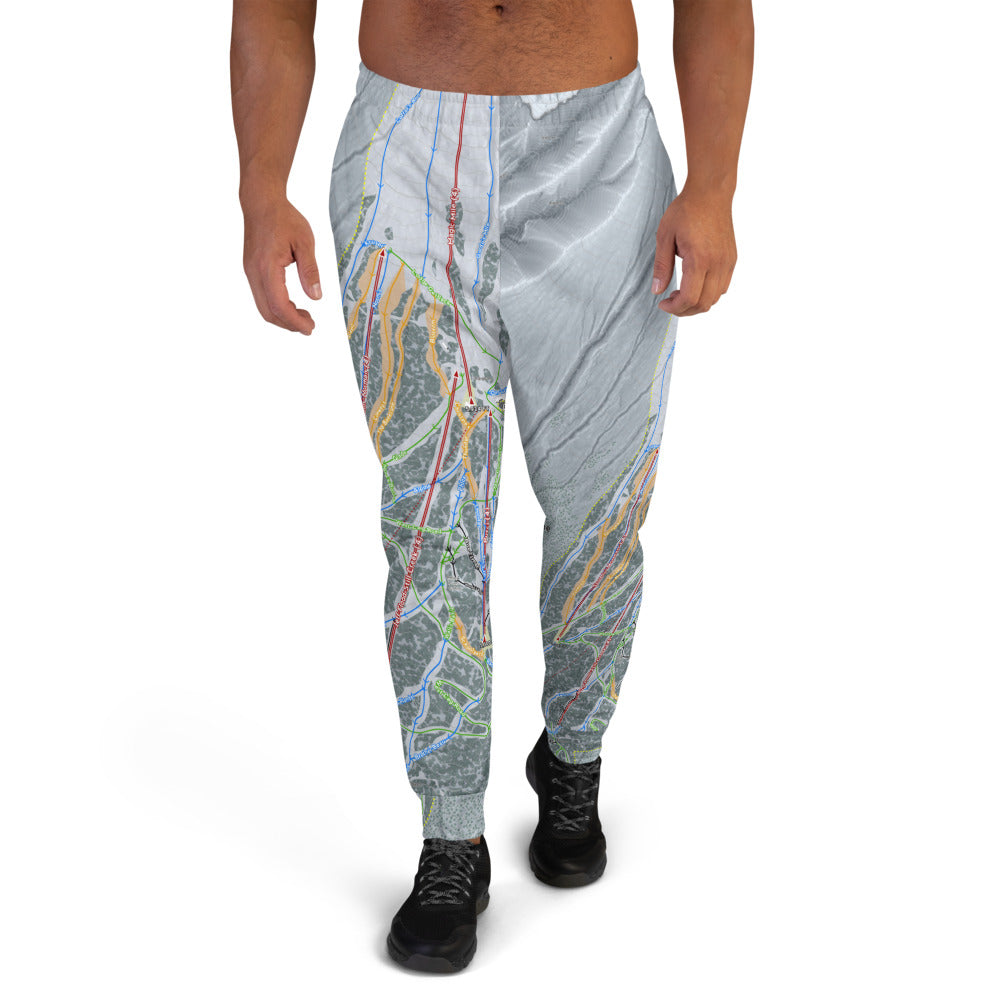 Timber line, Oregon Ski Trail Map Men's Mid-Layer - Powderaddicts