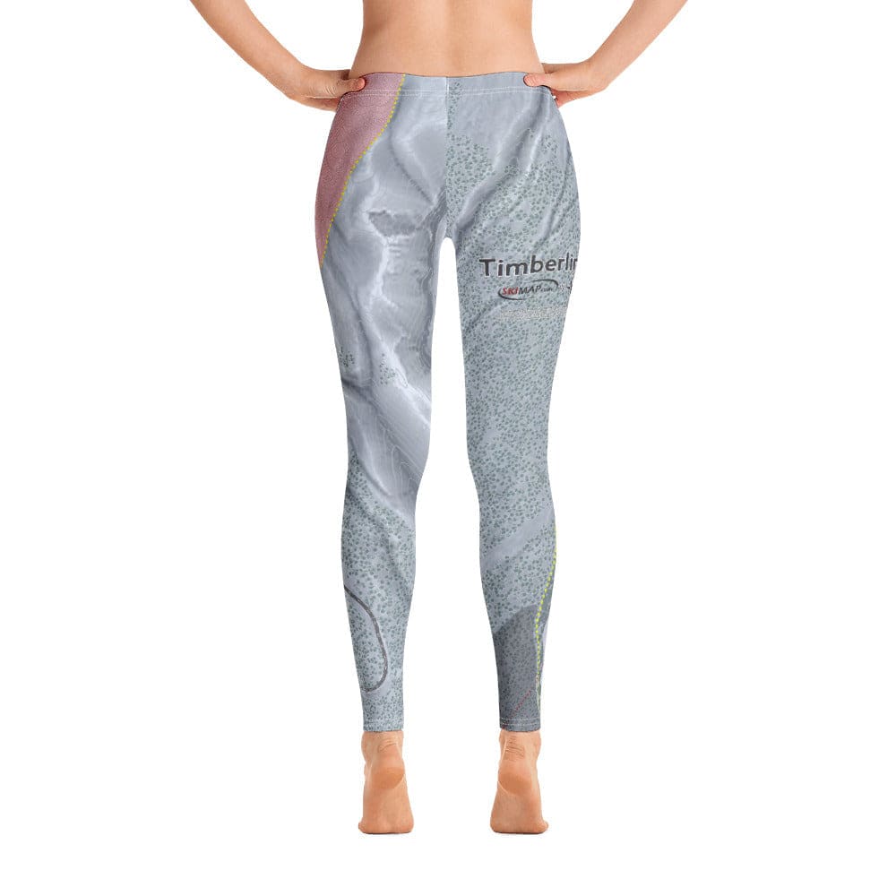 Timber line, Oregon Ski Trail Map Women's Base Layer Bottom