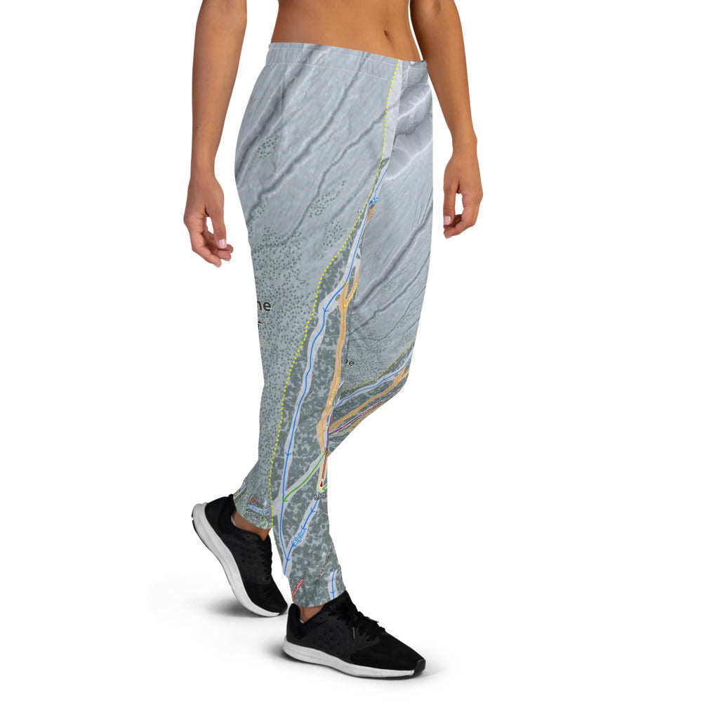 Timber line, Oregon Ski Trail Map Women's Mid-Layer - Powderaddicts