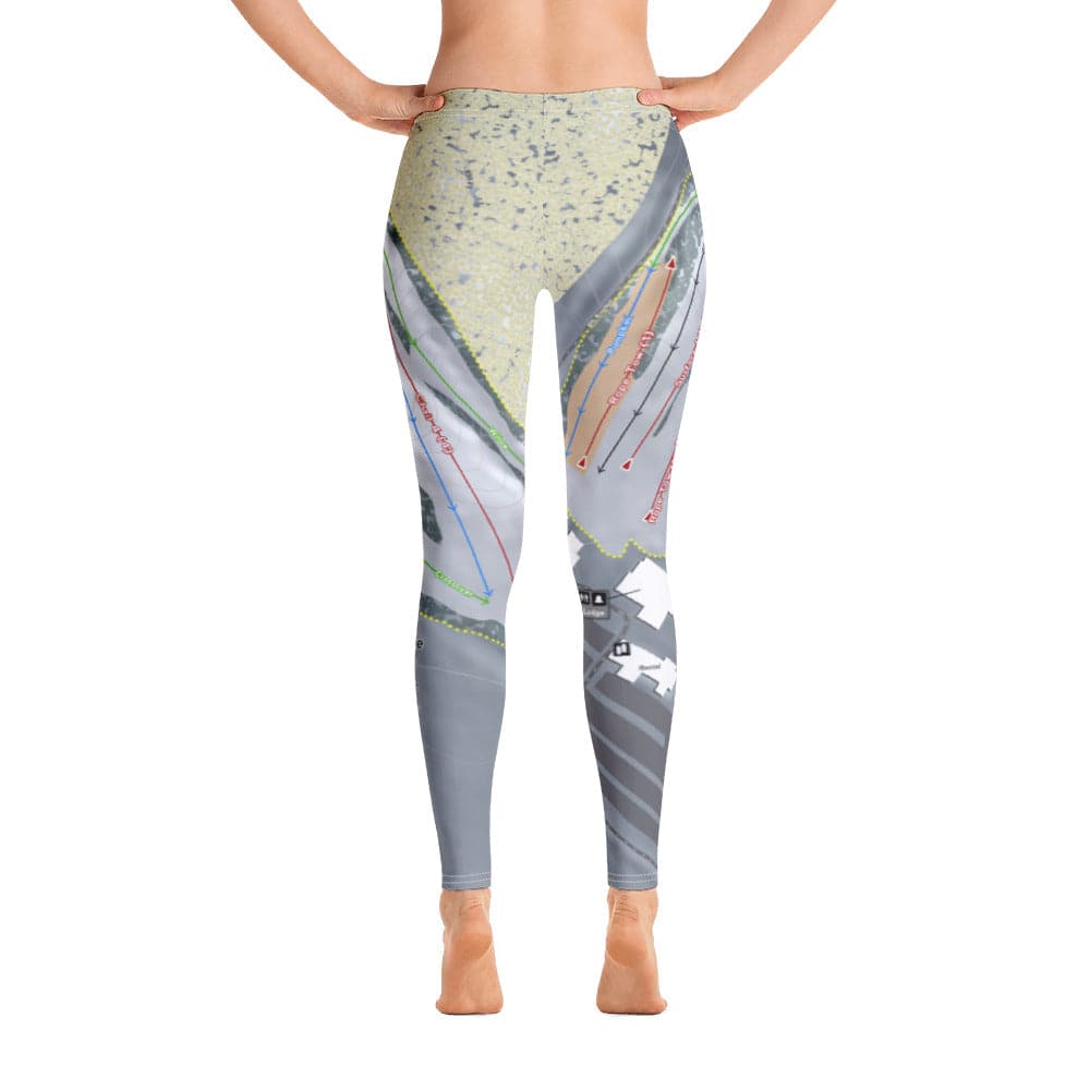 Timber Ridge, Michigan Ski Trail Map Women's Base Layer Bottom