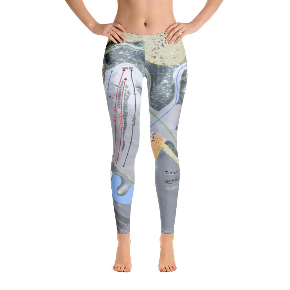 Timber Ridge, Michigan Ski Trail Map Women's Base Layer Bottom ...