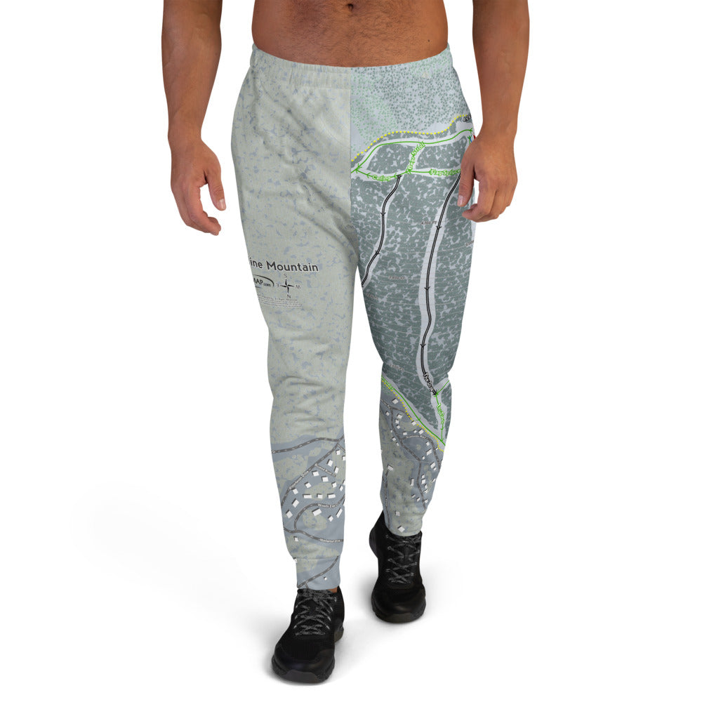 Timberline Mountain, West Virginia Ski Trail Map Men's Mid-Layer - Powderaddicts