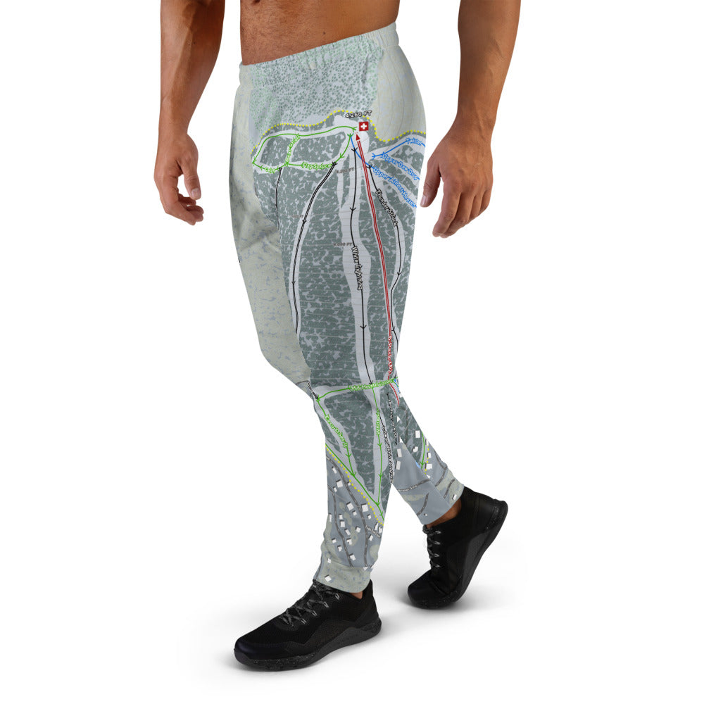 Timberline Mountain, West Virginia Ski Trail Map Men's Mid-Layer - Powderaddicts