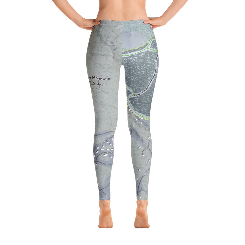 Timberline Mountain, West Virginia Ski Trail Map Women's Base Layer Bottom - Powderaddicts
