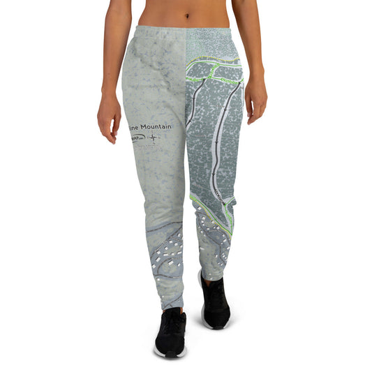Timberline Mountain, West Virginia Ski Trail Map Women's Mid-Layer - Powderaddicts