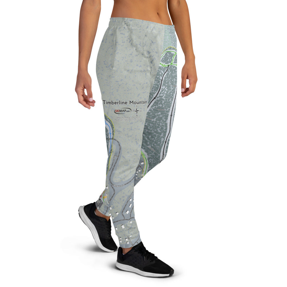 Timberline Mountain, West Virginia Ski Trail Map Women's Mid-Layer - Powderaddicts