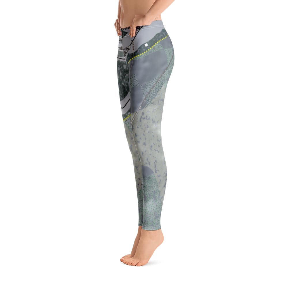 Titcomb Mountain, Maine Ski Trail Map Women's Base Layer Bottom - Powderaddicts