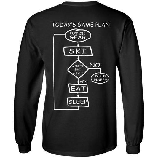 Today's Game Plan - Skiing Long Sleeves - Powderaddicts