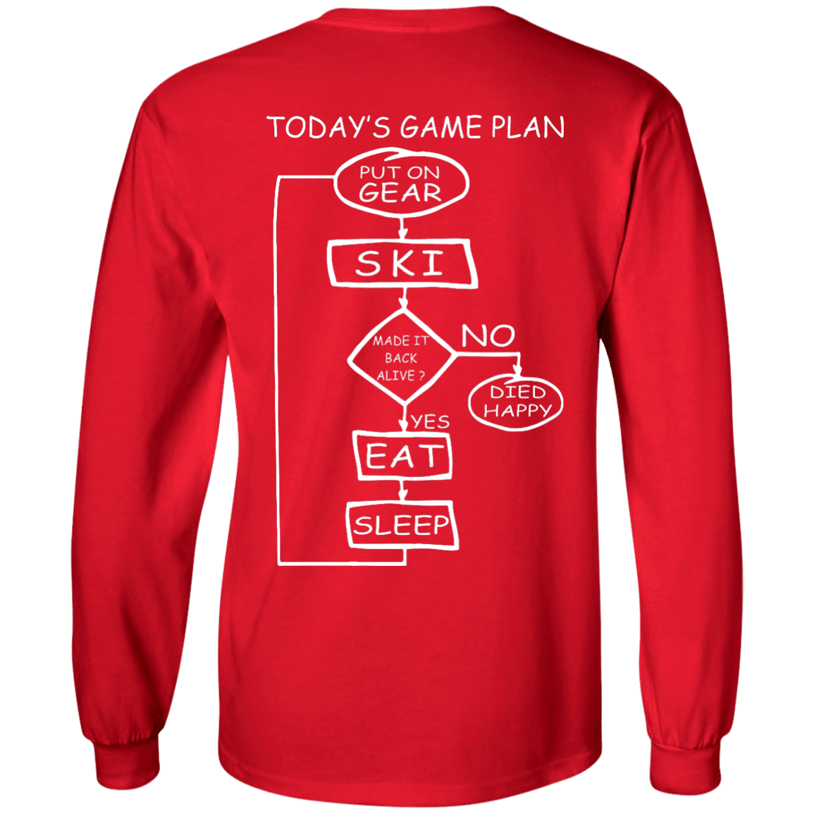 Today's Game Plan - Skiing Long Sleeves - Powderaddicts