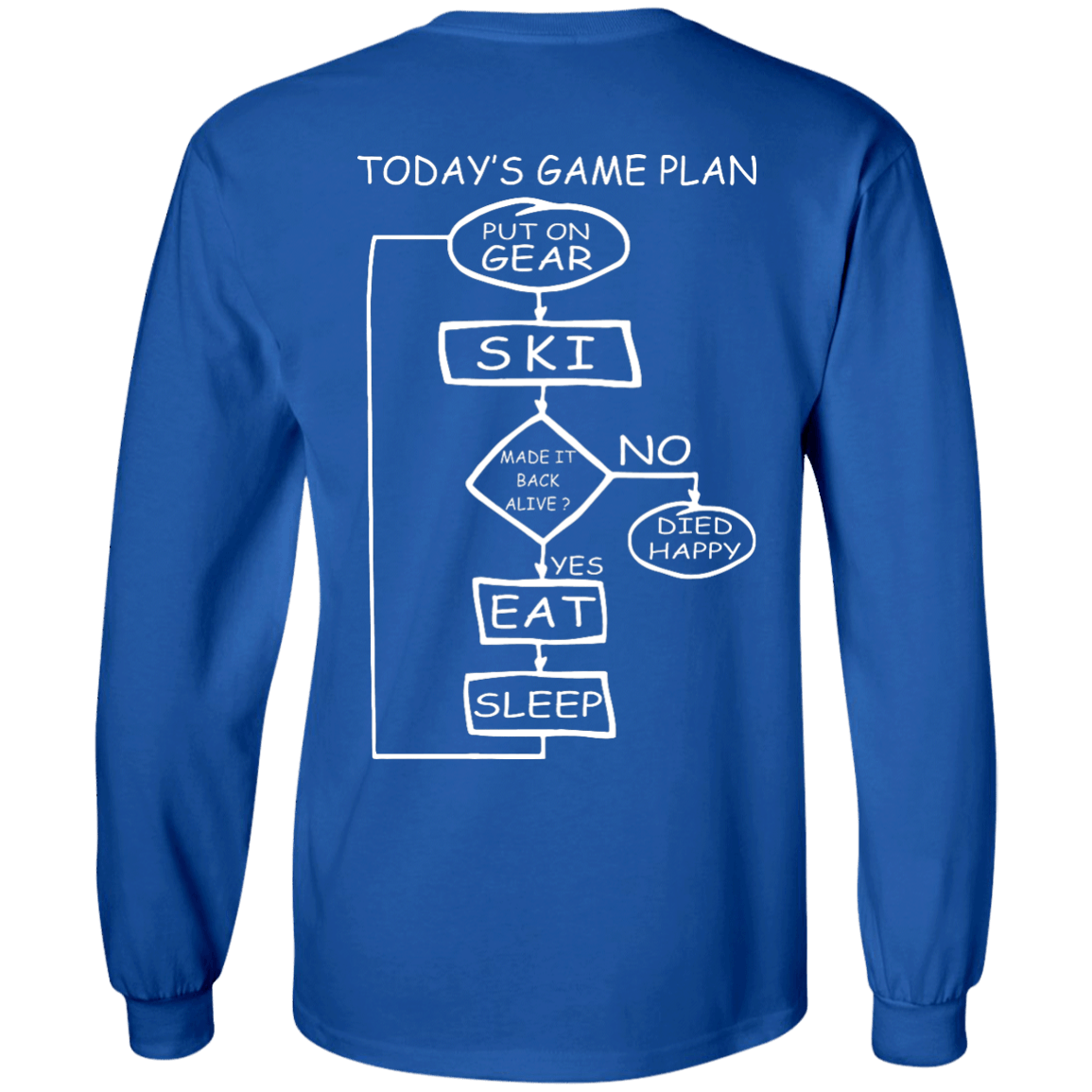 Today's Game Plan - Skiing Long Sleeves - Powderaddicts