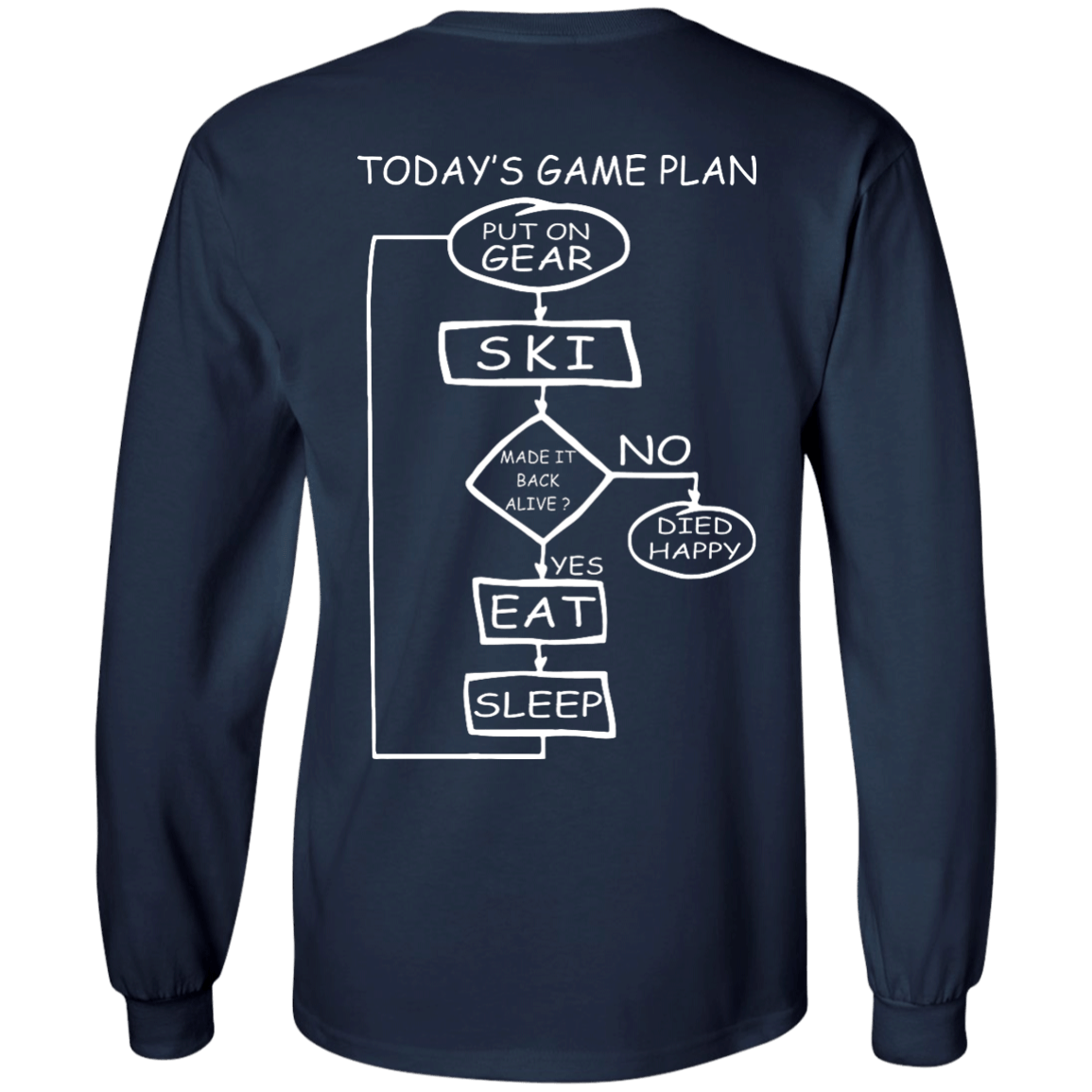 Today's Game Plan - Skiing Long Sleeves - Powderaddicts