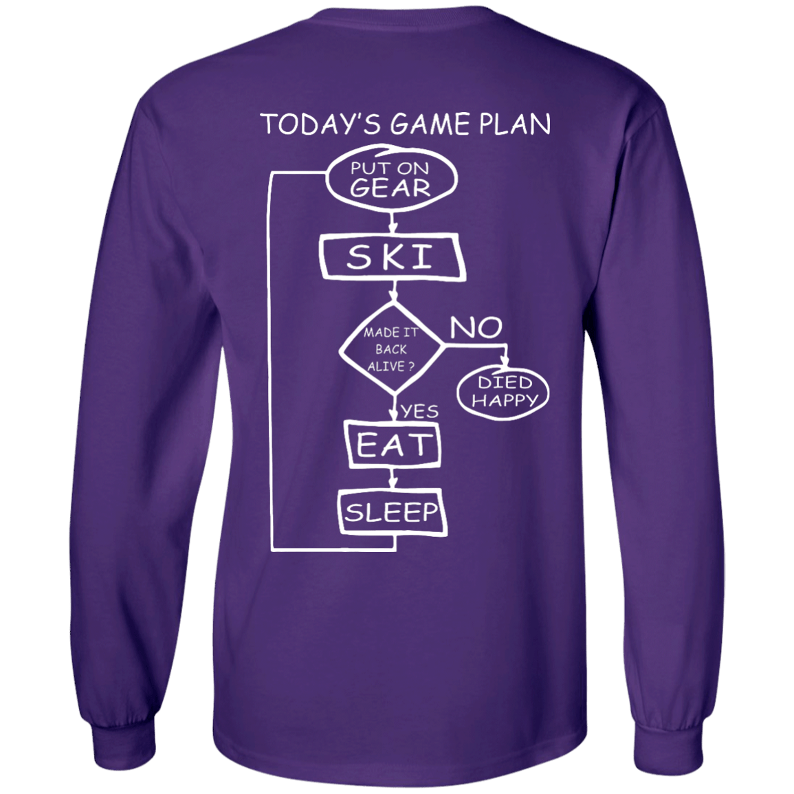 Today's Game Plan - Skiing Long Sleeves - Powderaddicts